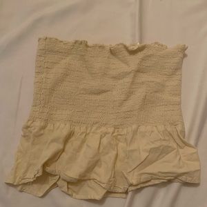 Brandy Melville ruched tube top